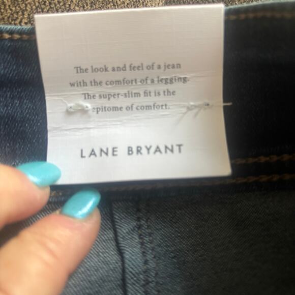 Lane Bryant Jegging Skinny Leg NWT Flex Wide Elastic Waistband 3 Button Size 16 - Picture 9 of 11